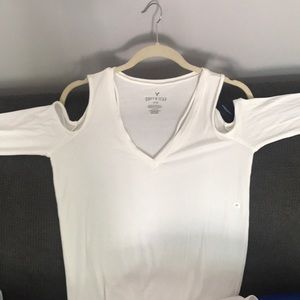 Soft and sexy America Eagle medium ribbed T shirt